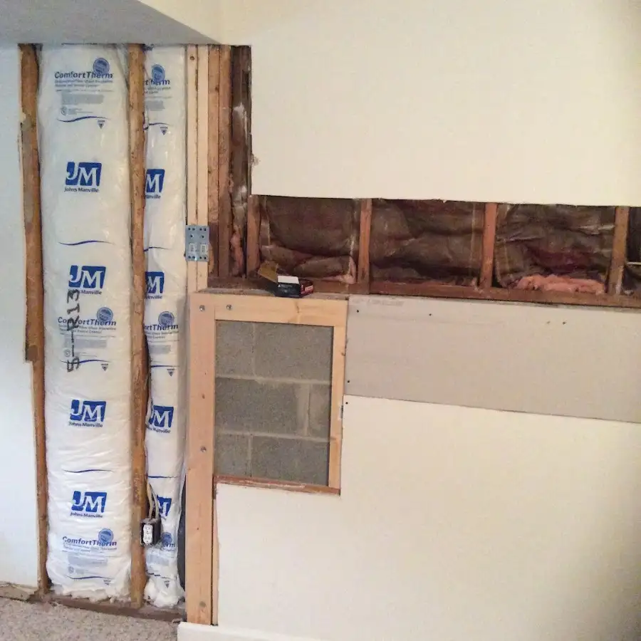 Wall insulation replacement during Odor Removal & Deodorization in Knoxville